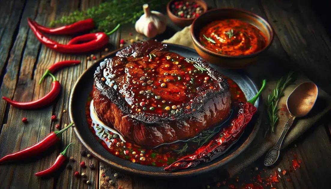 Molho de Pimenta: Receita Irresistível de Molho de Bife de Pimenta